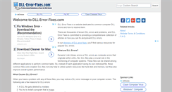 Desktop Screenshot of dll-error-fixes.com